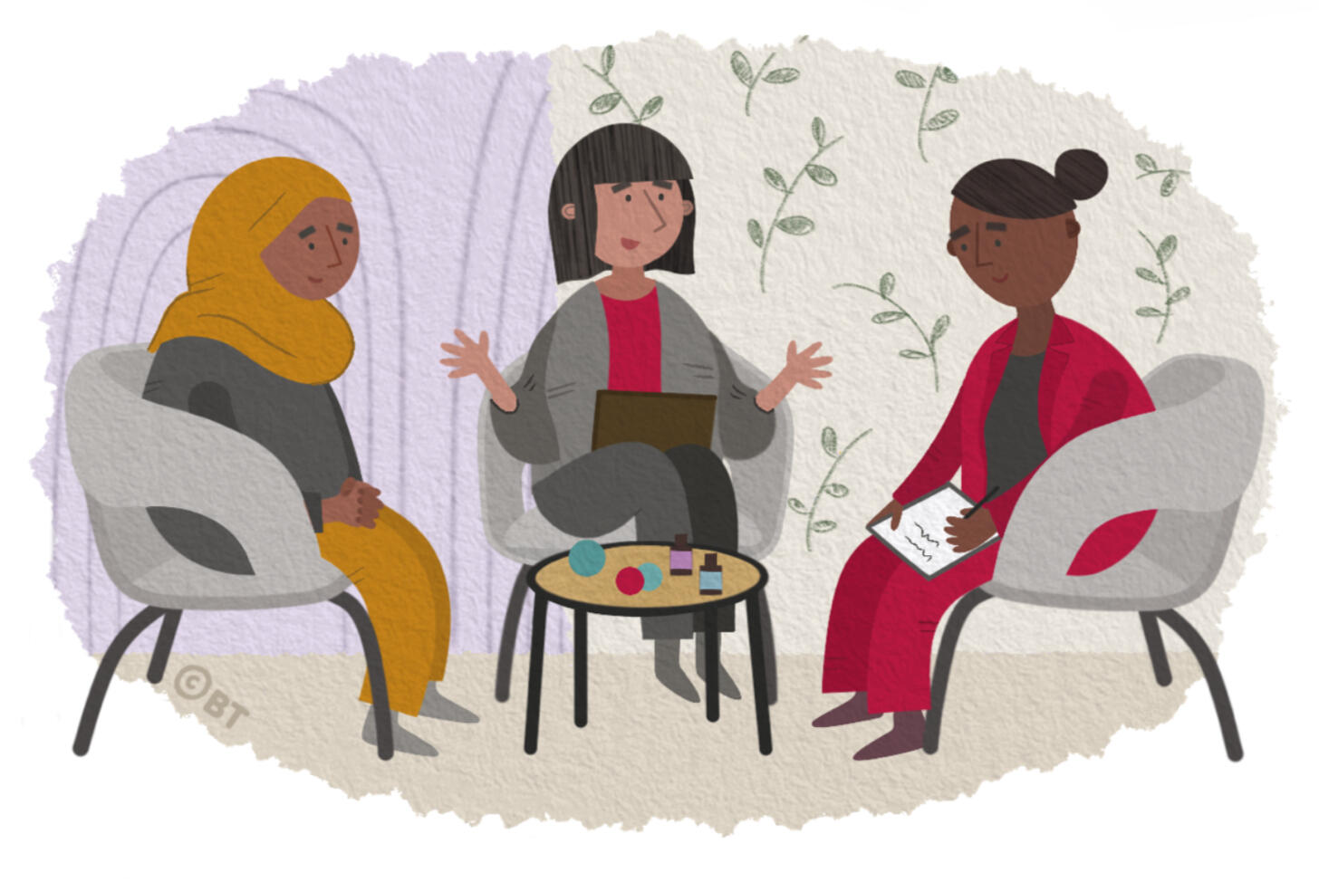 Character Scenes for The Helen Bamber Foundation